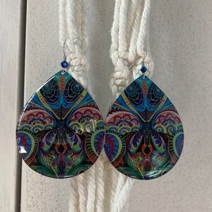 Colorful Teardrop Earrings